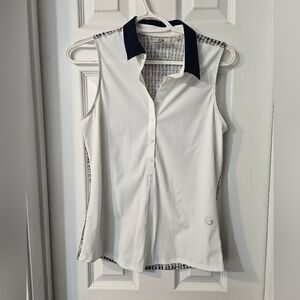 FORAY GOLF Core 3.0 Houndstooth Golf Casual Polo Top